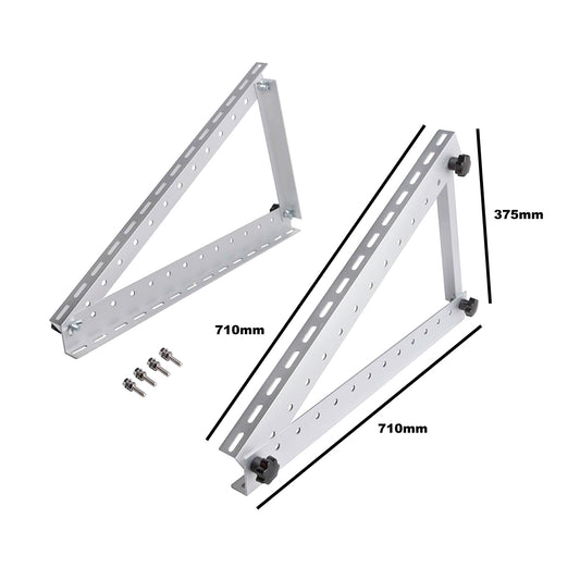Triangle-type support sets for mounting 300W solar photovoltaic panels with adjustable angle Breckner Germany