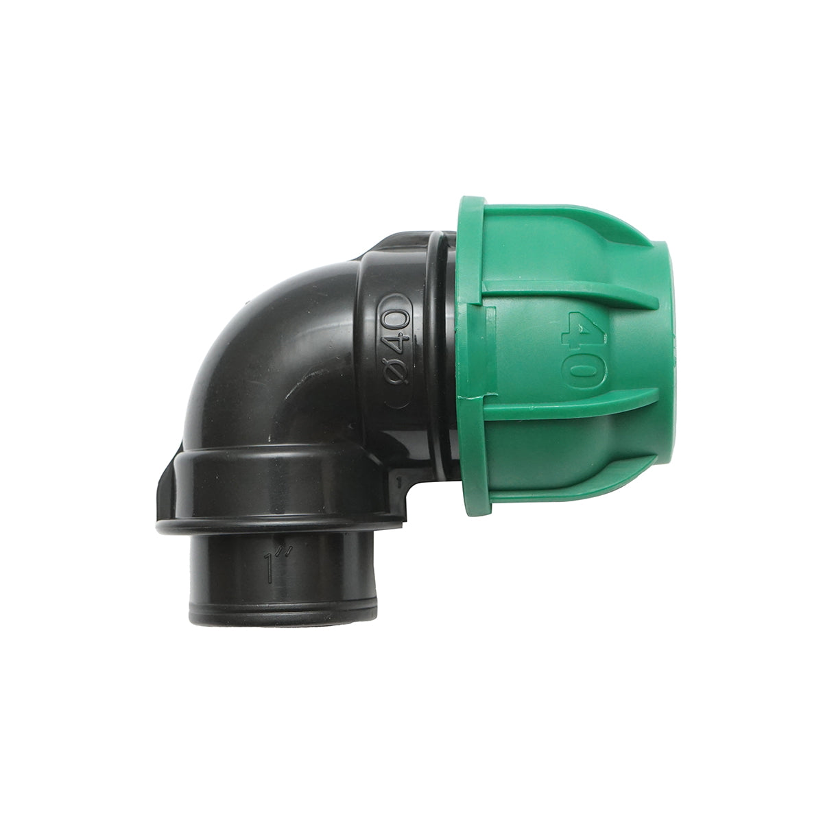 Compression fitting with internal thread D40mmx1 inch, PN10 Bar for irrigation systems