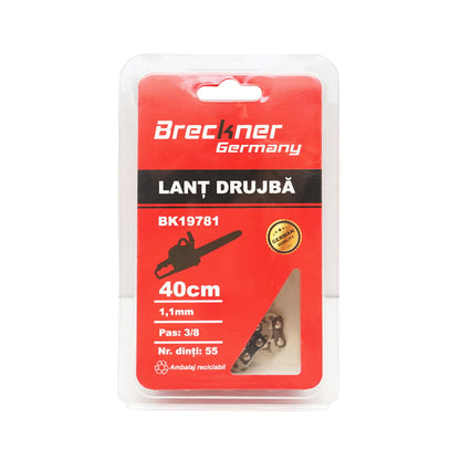 Chain saw chain 3/8, 55 teeth, 1.1mm, length 40cm Breckner Germany