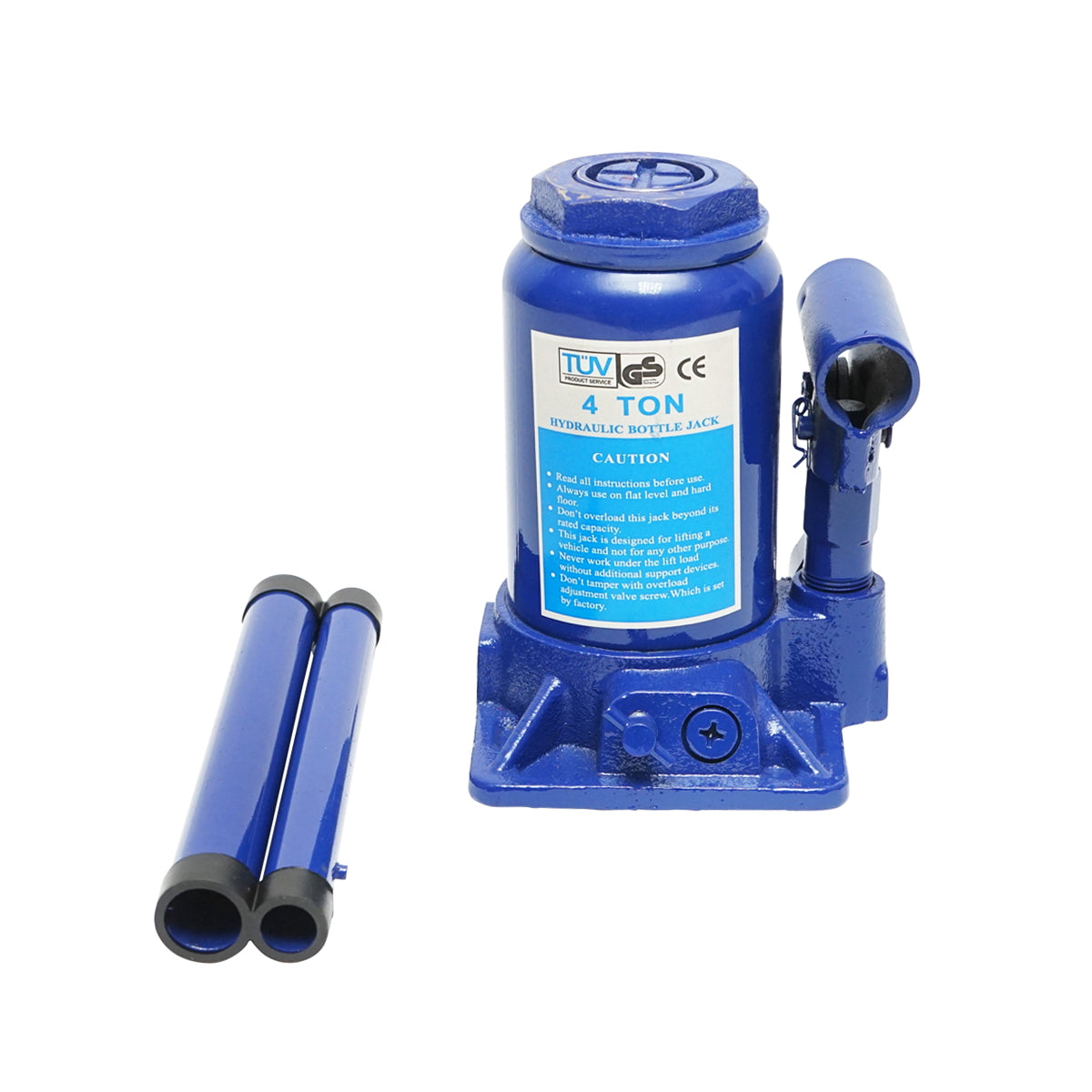 Hydraulic jack with double piston 4 tons 155mm