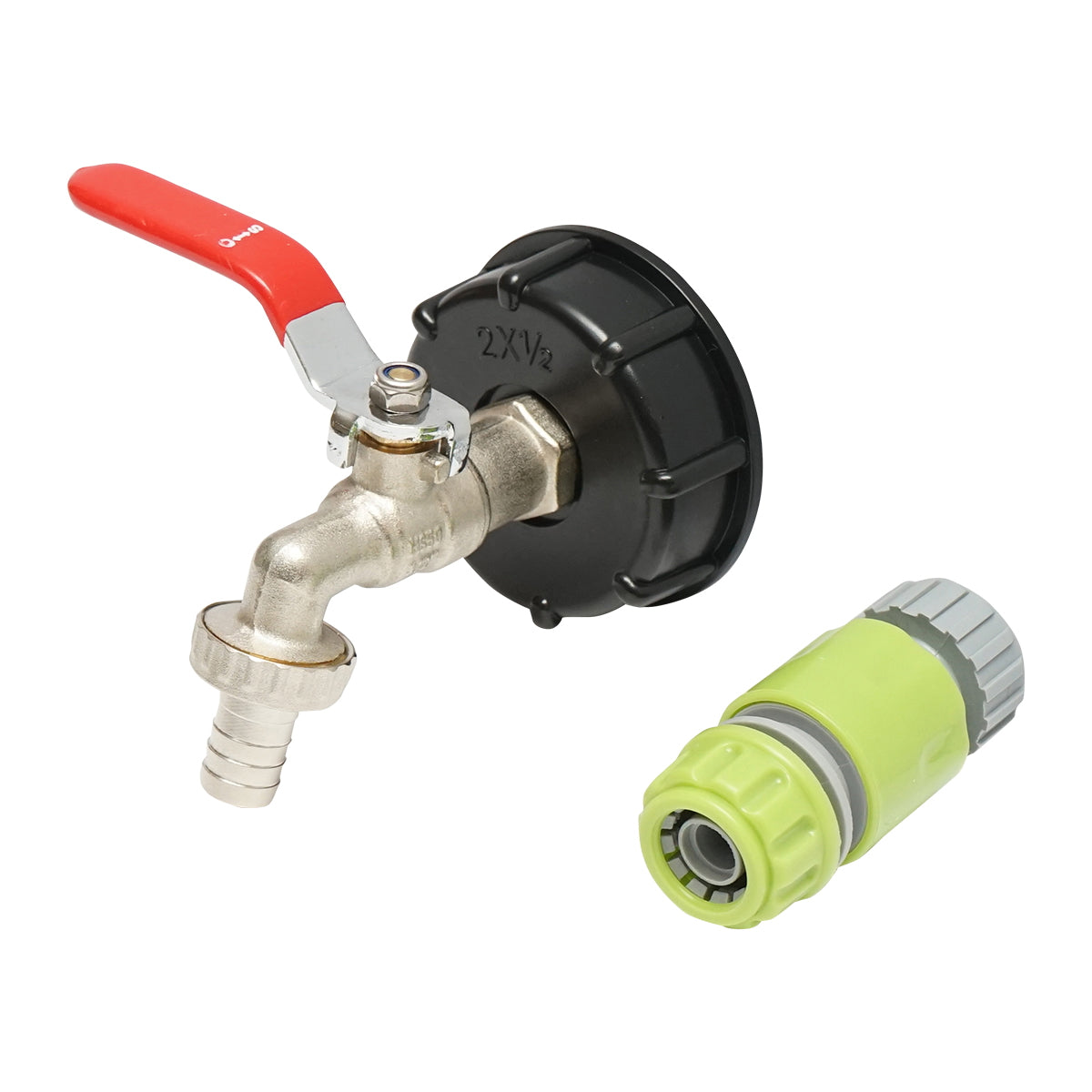 1/2 drain tap for IBC tank with internal thread 60 mm Autospeed