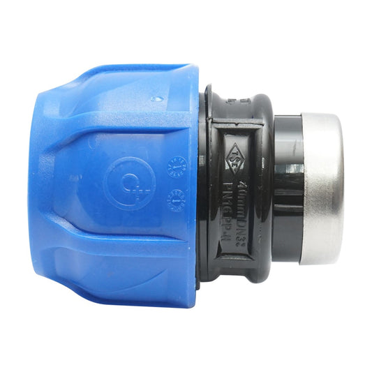 Compression fitting with internal thread D40mmx1 inch, PN16 for irrigation systems