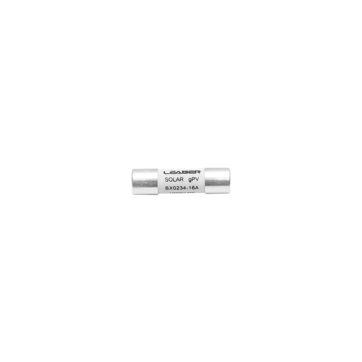 Cylindrical fusible safety BX0234 for gPV solar systems, 16A, 1000V Leader