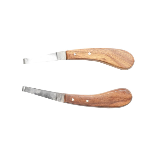 Set of 2 left/right renets for cleaning hooves, Breckner Germany