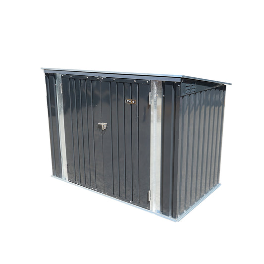 Metal shed for garbage bins 176x105x130cm