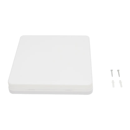 LED ceiling light 36W, 220V, IP20, 230 mm, square light body interior/exterior moisture-resistant Breckner Germany