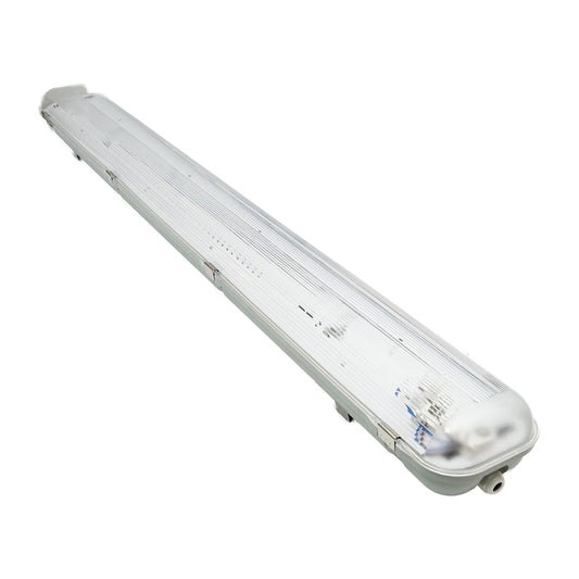 LED lighting fixture fluorescent 2x36W, 220V, 1270x130x90mm IP65 Breckner Germany