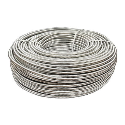 Roll of 250m flexible corrugated stainless steel pipe DN12 for residential solar installations