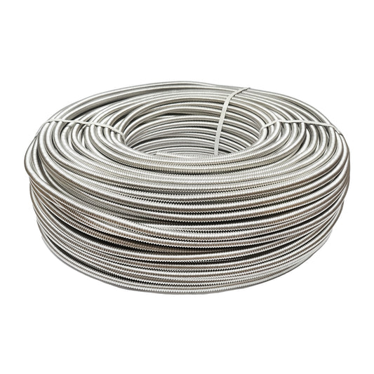 Roll of 250m flexible corrugated stainless steel pipe DN12 for residential solar installations