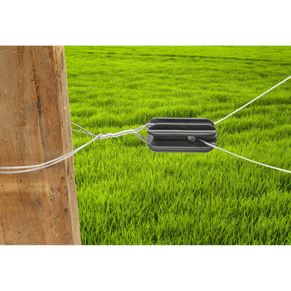 End insulator, black for electric fence Breckner Germany