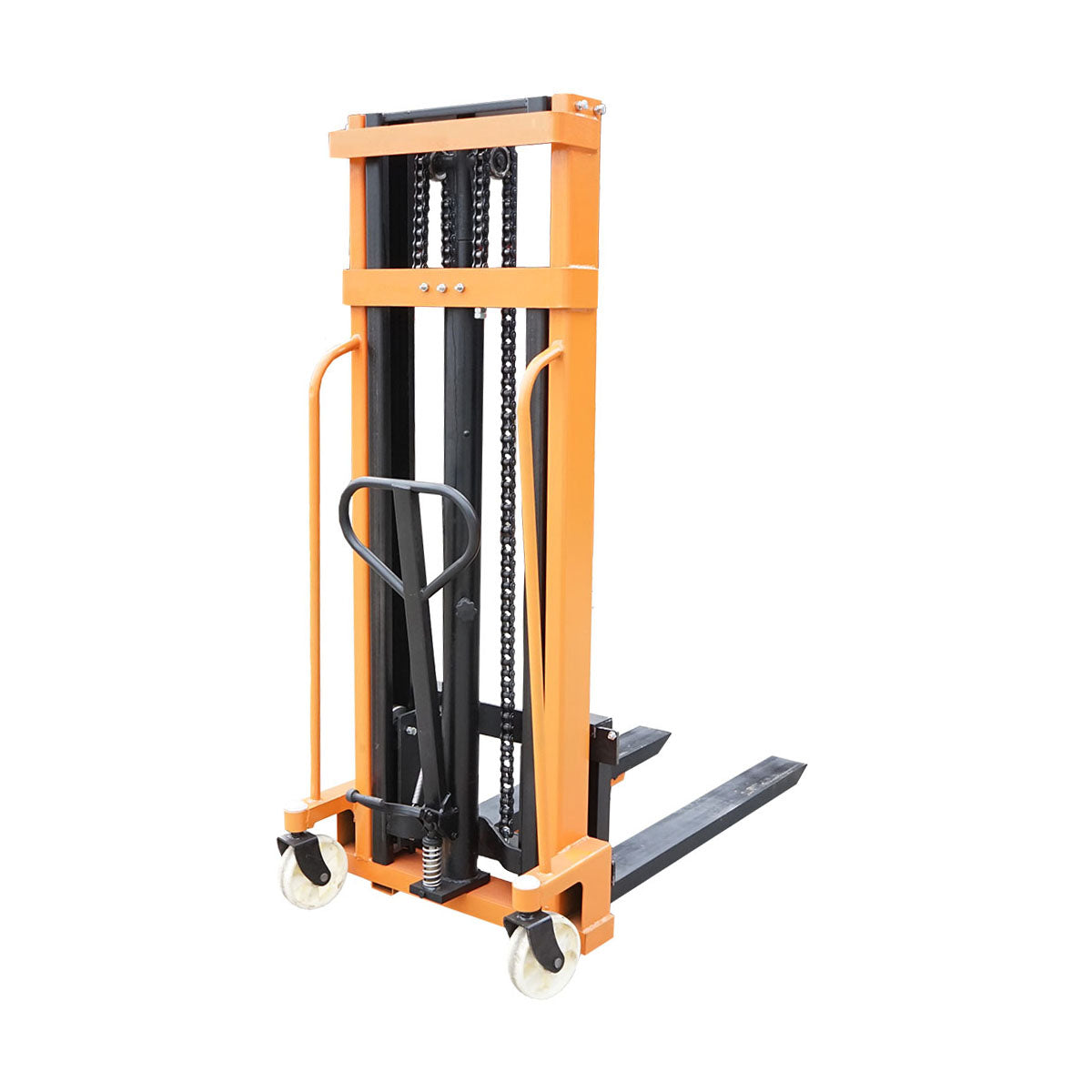 Manual pallet truck with a maximum load of 1 ton and a maximum height of 2.5m Breckner Germany