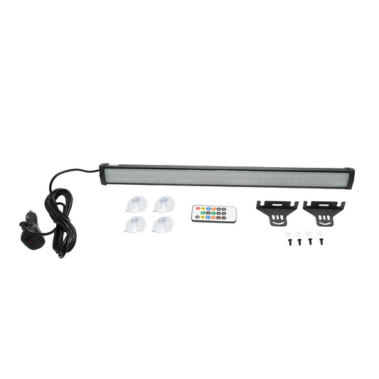 RGB LED bar with suction cups, 18W, 12-36V with remote control, Bluetooth, LED LAMP application 520x45x40mm