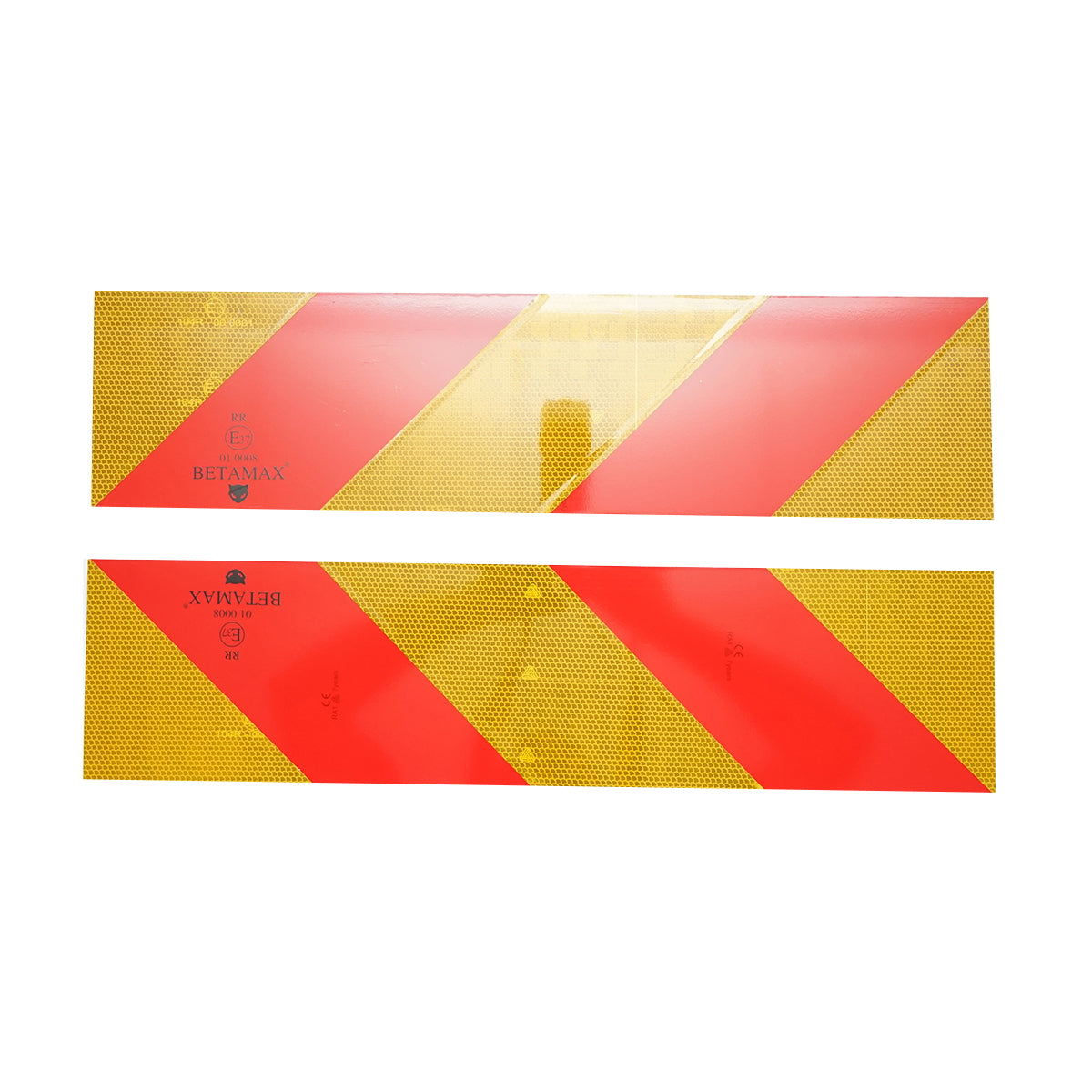 Set of 2 ribbed reflective plates for Breckner Germany tractor unit
