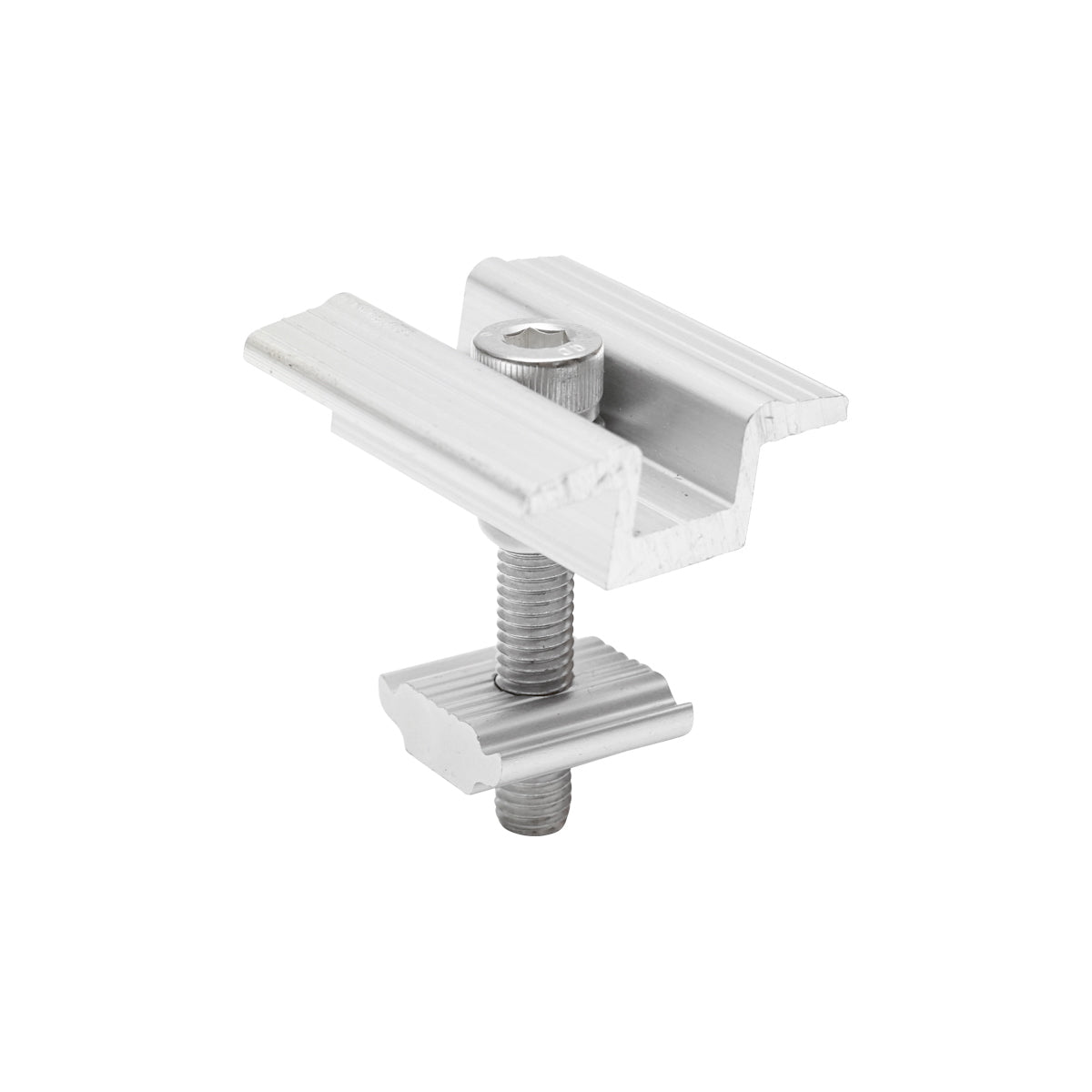 Intermediate clamp 35mm for photovoltaic solar panel system B, 24mm Breckner Germany