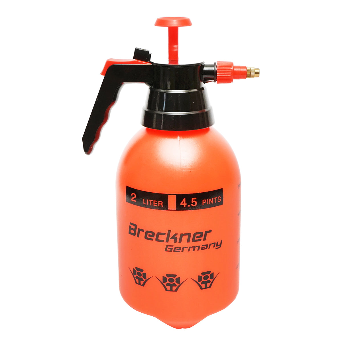 Manual spraying pump, 2L red sprayer Breckner Germany vermorel