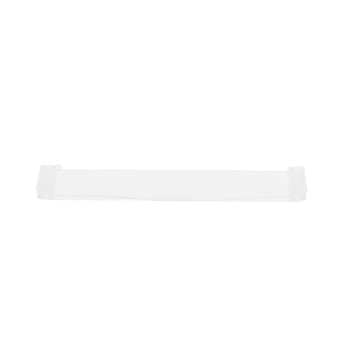 Transparent support label for plastic storage box