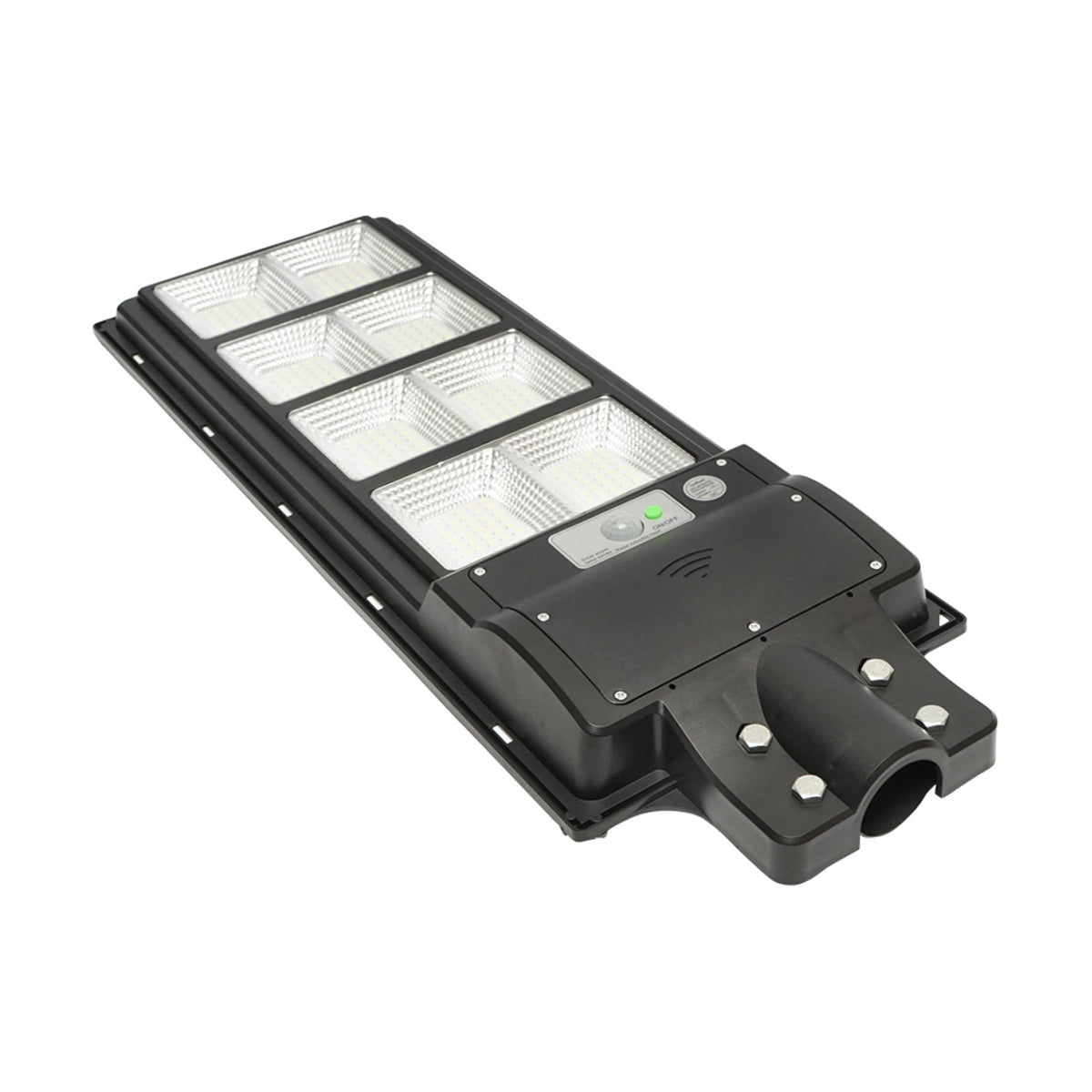 Solar LED street light 200W, 6500K, IP65 cold light, motion sensor mounting on pole Breckner Germany