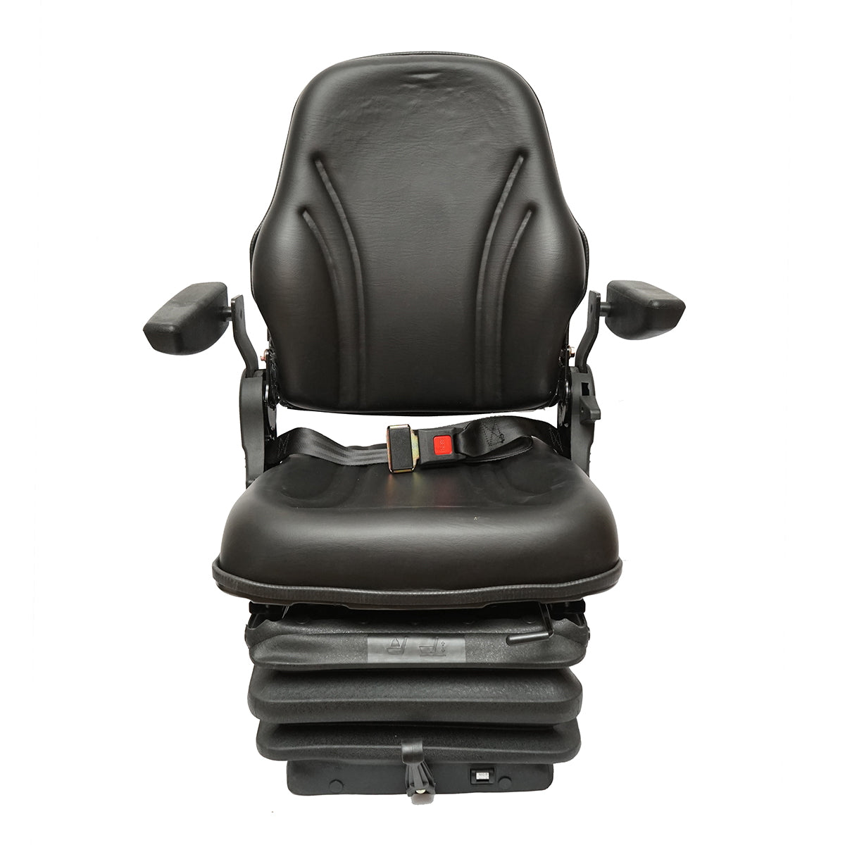 Universal air suspension seat, adjustable in height and weight 50-140Kg, armrests and backrest tilted 50-90° for tractor, agricultural, industrial machinery, forklift
