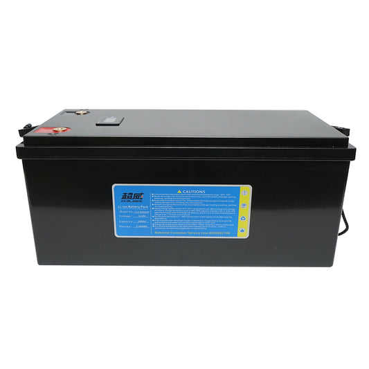 Li-ion LifePo4 Battery 12.8V/2.56KWh, 200Ah with BMS, Bluetooth, LCD display and temperature protection, IP54 CHILWEE