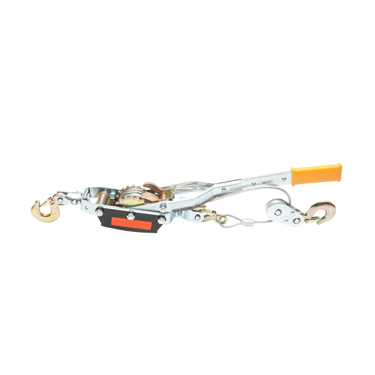Manual winch with ratchet 4T, drum and steel cable thickness 5.5mm, length 3m Hoteche
