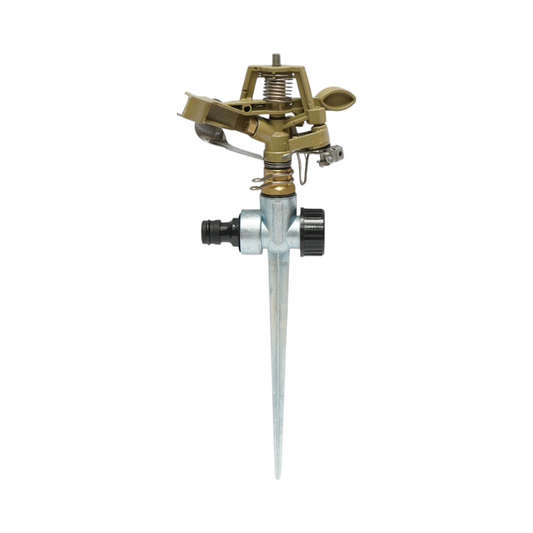 Metallic pivoting sprinkler with impulse 1/2