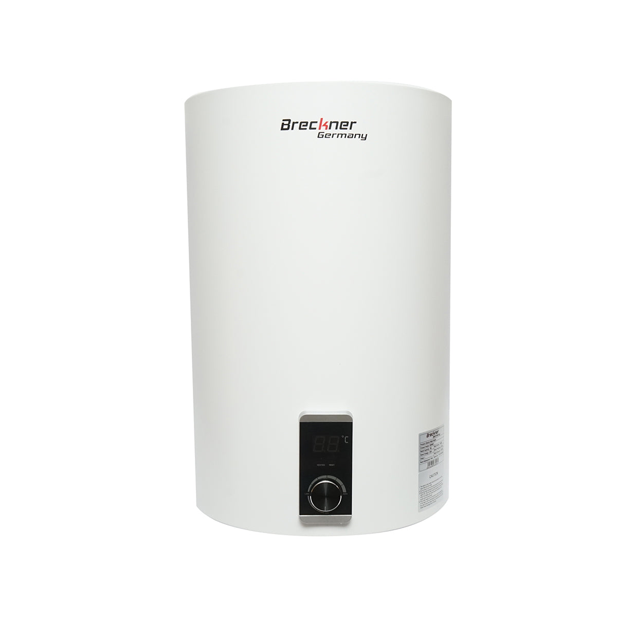 Electric boiler 50L, 1500W, IPX4, 390x646mm with vertical installation for domestic hot water Breckner Germany