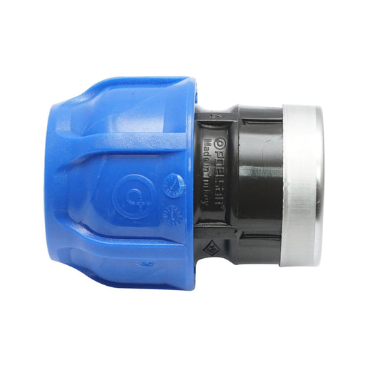Compression fitting with internal thread D32mmx1 toll, PN16 for irrigation systems