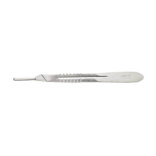 Stainless steel scalpel handle no. 3 for blades no. 18-24 Breckner Germany