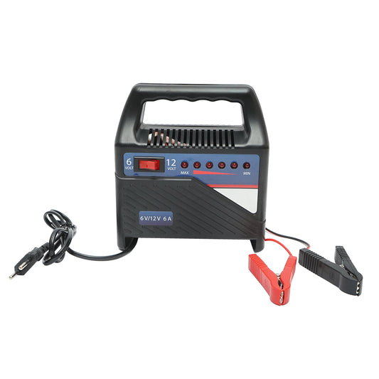 Car battery charger and rectifier 6V/12V 6A