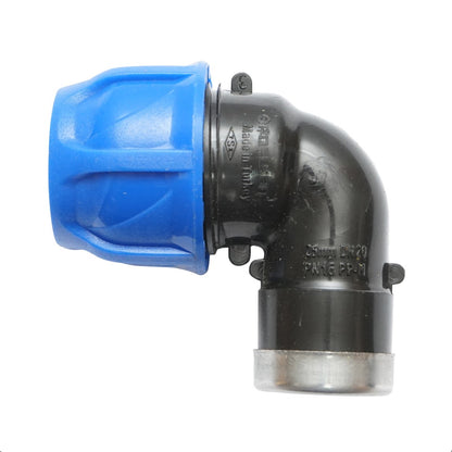 Compression fitting with internal thread D25mmx1/2 toll PN16, for irrigation systems