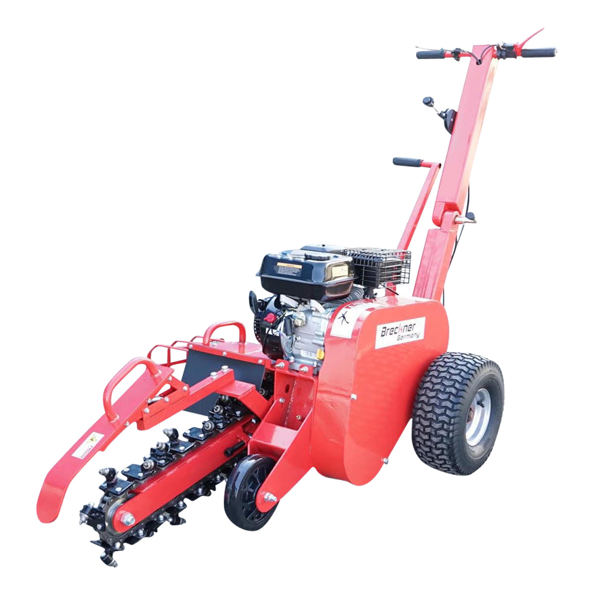Trencher machine 7 HP working width 100mm depth 450mm Breckner Germany
