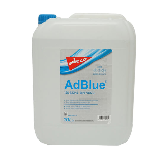 AdBlue solution additive EURO 4,5,6 10L with funnel/transfer hose Adeco