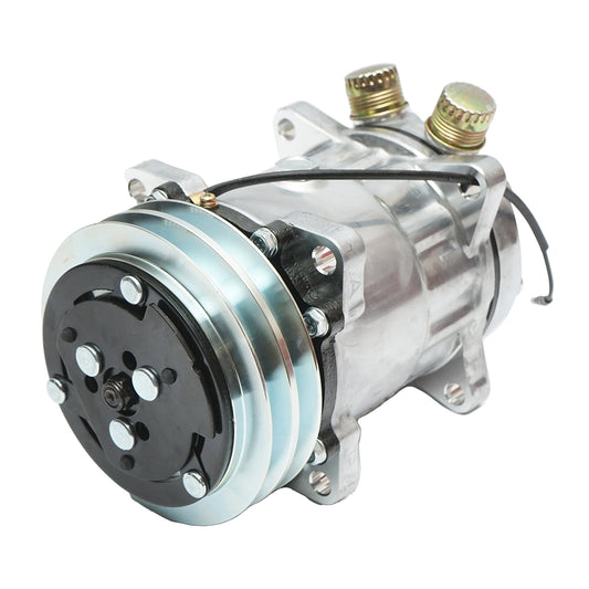 A/C climate compressor for Ford, New Holland, Case IH OEM code: 47132887, 5165548 Breckner Germany