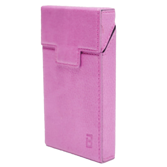 Purple leather case for cigarette pack P34 Breckner