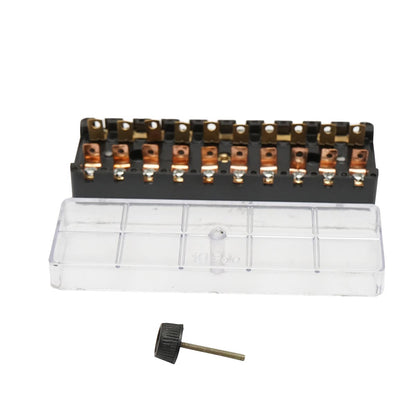 Universal cylindrical fuse box 10 positions