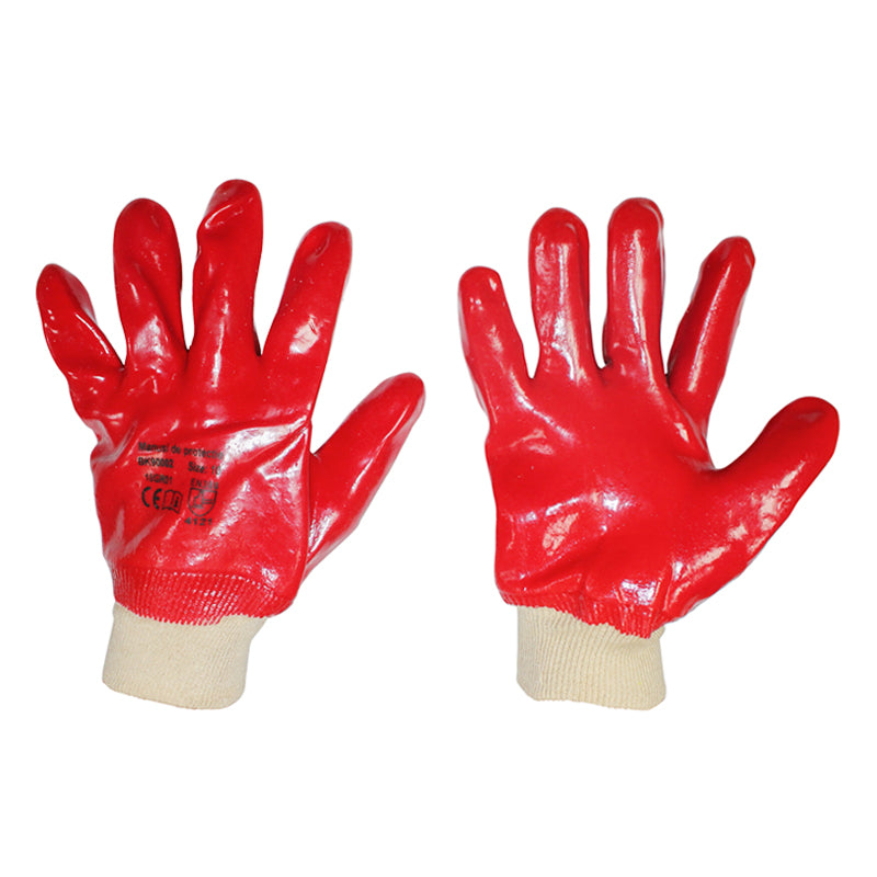 Waterproof PVC work gloves size 10 Breckner Germany