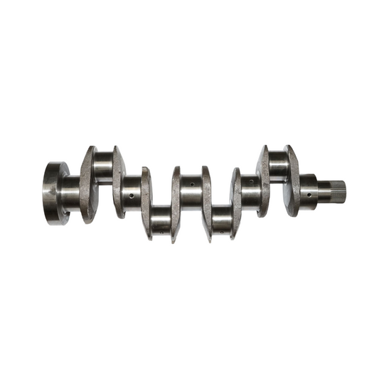 Bent crankshaft, vibration damper for Massey Ferguson Perkins engine with 4 cylinders OEM code 94430, ZZ90077, 3637453M91, 742873M91, 194430, 94430, 3637453M91, 742873M91