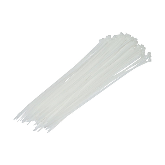 Facet, plastic collar 3.5x300mm, white, set of 100 pieces Breckner Germany