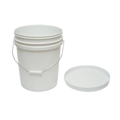20L round plastic bucket with lid for honey