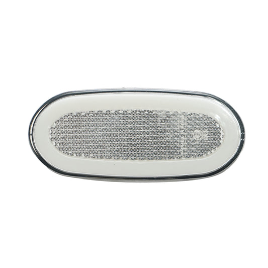 LED ovale neon side marker lamp 12V, white 105x46mm for Mercedes Sprinter, VW Crafter Breckner Germany