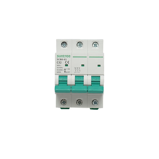 Automatic circuit breaker 3P, 32A 400VAC Suntree