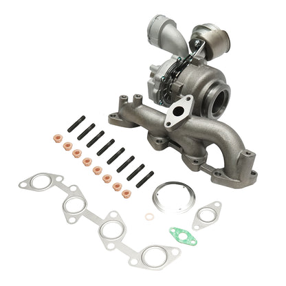 Turbo VW Golf V, Jetta, Passat, Touran 2.0 TDI engine code BKD, AZV Euro 4 OEM code 03G253010J/JX, 03G253014H/HV/HX, 03G253019A/AV/AX