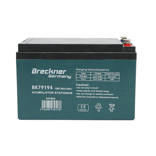 Solar gel battery 12V 15Ah 20HR 152x100x100mm Breckner Germany