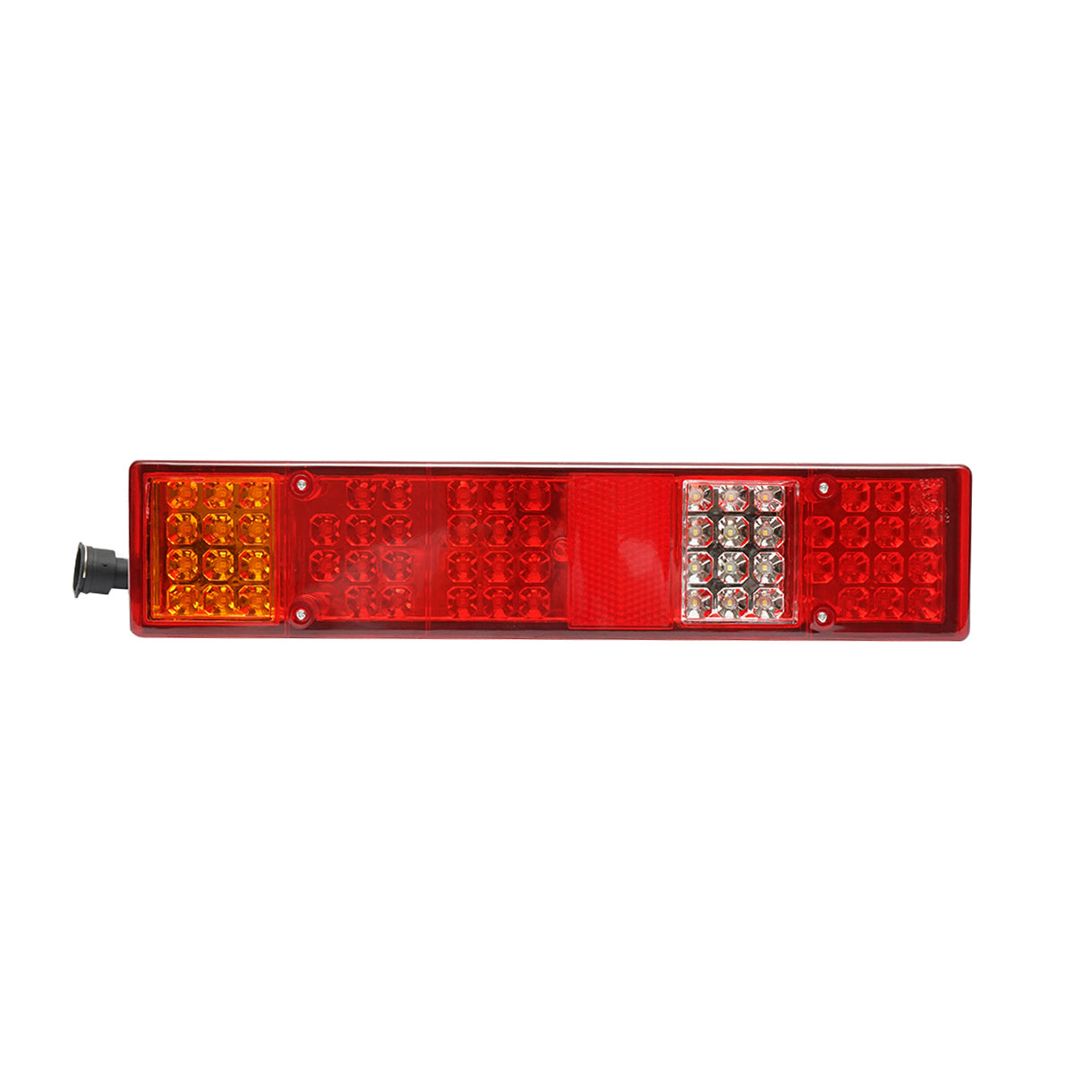 LED rear stop lamp 24V with connector and 5 functions, 404x95x80mm Breckner Germany
