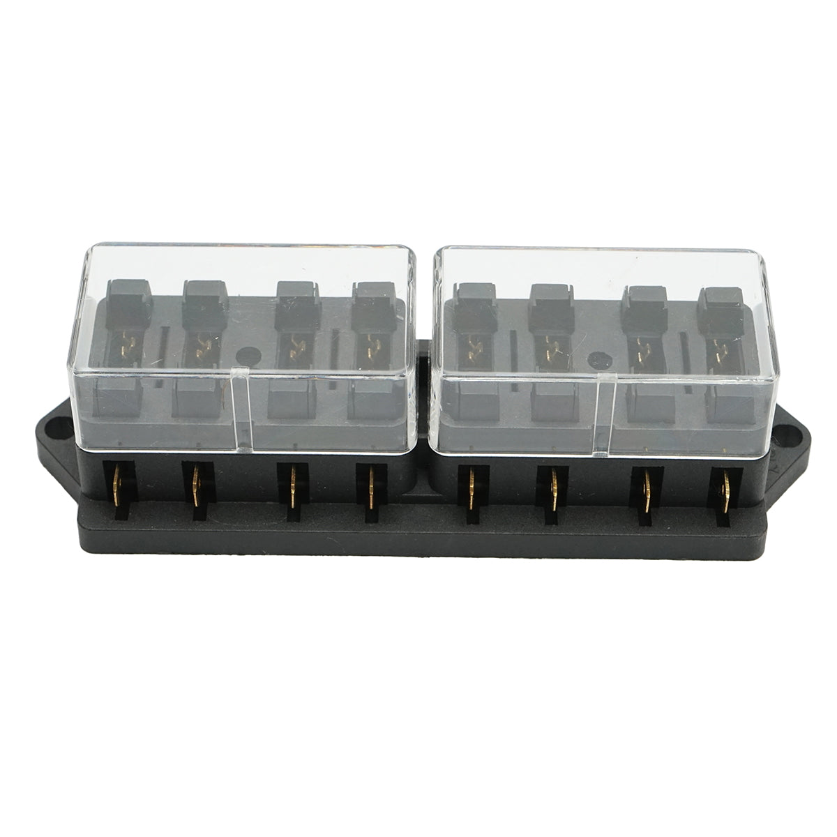Flat fuse box with 8 ways