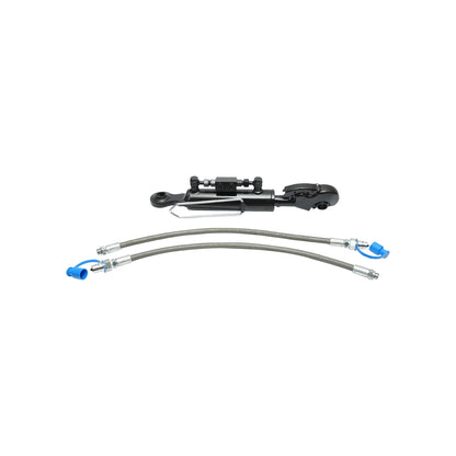 Hydraulic central drawbar with quick coupling, category 2-2, quick coupling, 500mm closed, stroke 175mm