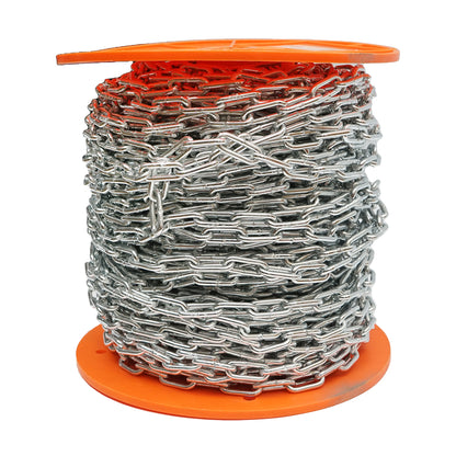 Galvanized steel chain with short link 3.5mmx50m