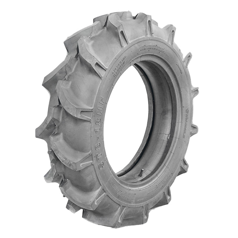 Agricultural tire 8/18 high tread 8PR with inner tube