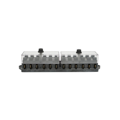 Flat fuse box with 12 slots Breckner Germany