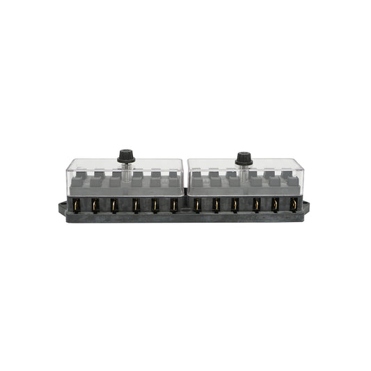 Flat fuse box with 12 slots Breckner Germany